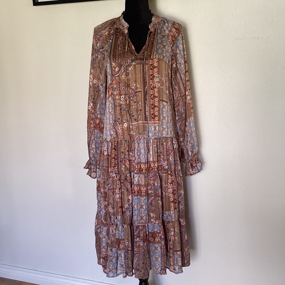 Blu Pepper Long Sleeve dress - Picture 8 of 9